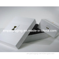 Luxury White Paper Gift Collar Box Scarves Clothing Packaging Box